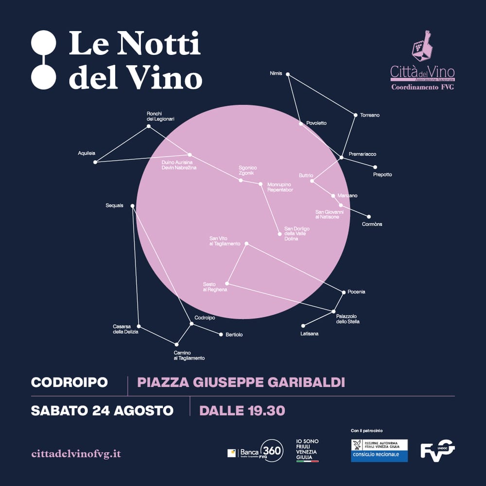 PIAZZA GARIBALDI A CODROIPO  LOCATION PER LE NOTTI DEL VINO pubblica l'immagine