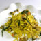 Tagliolini Barone con canestrelli e salicornia